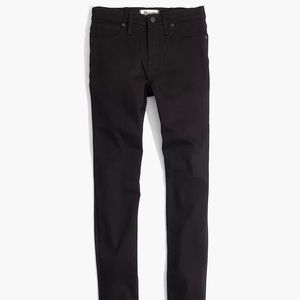 Madewell 9” high rise skinny jeans in Black